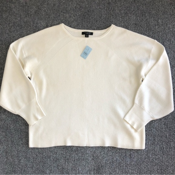 Ann Taylor petite ribbed balloon sleeve sweater size XLP - Picture 1 of 9